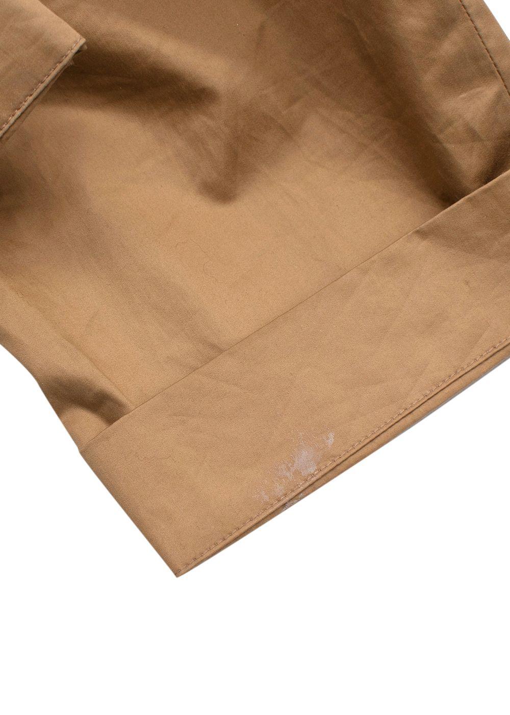 Isabel Marant Tan 'Nestoe' Cotton Trousers