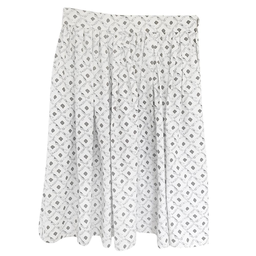 Dolce & Gabbana Diamond Plane Print Skirt