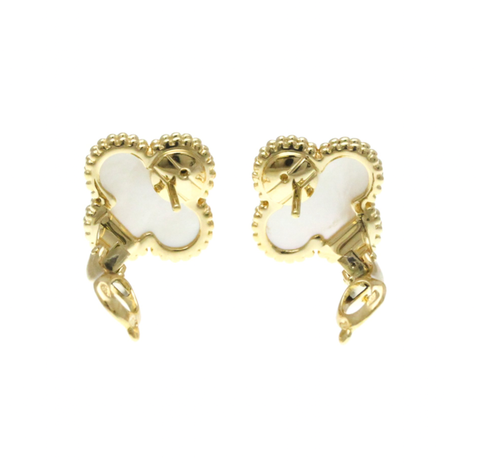 Van Cleef Vintage Alhambra Earrings 15mm x 15mm