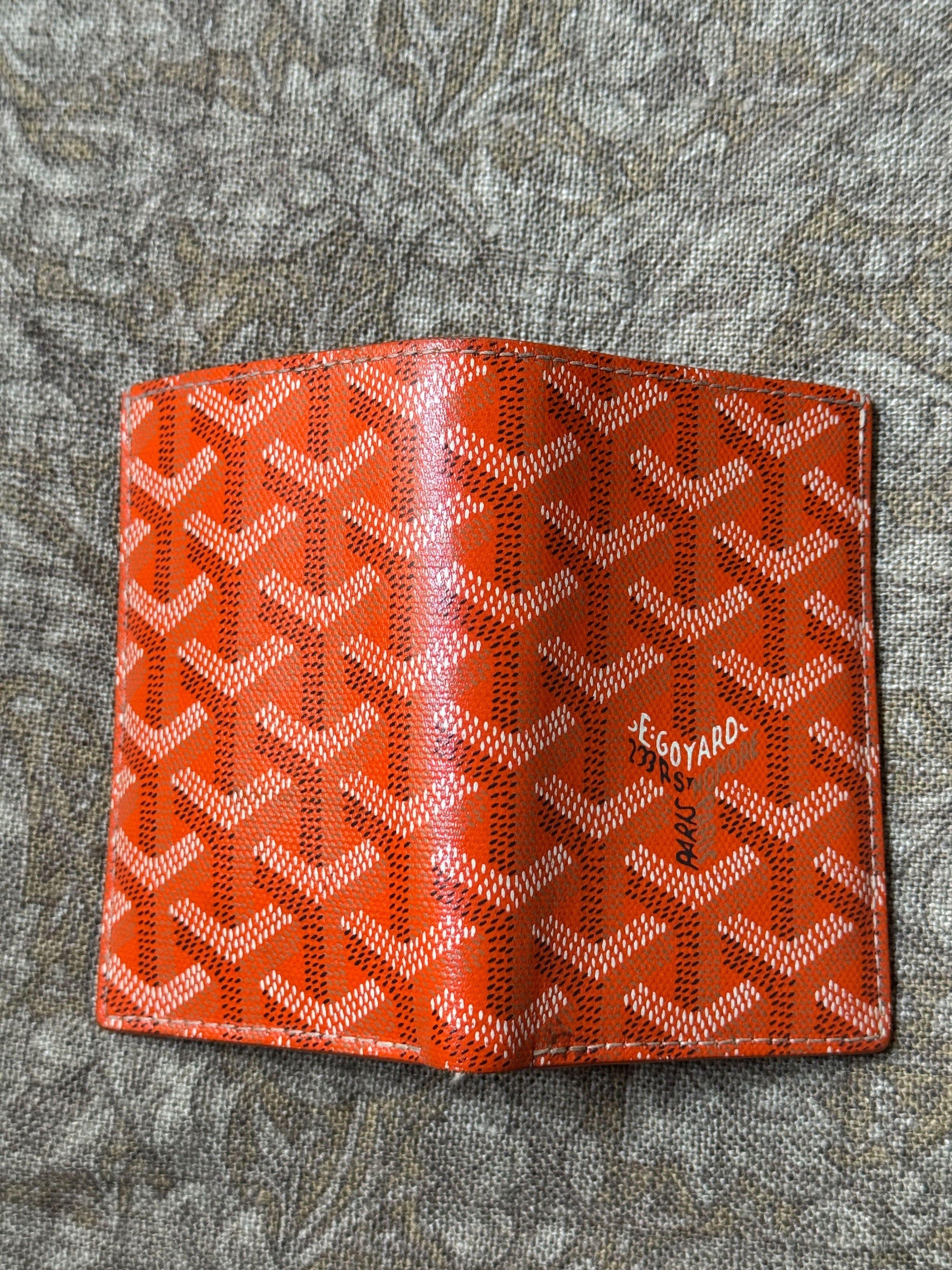 Goyard Orange Saint-Pierre Card Holder