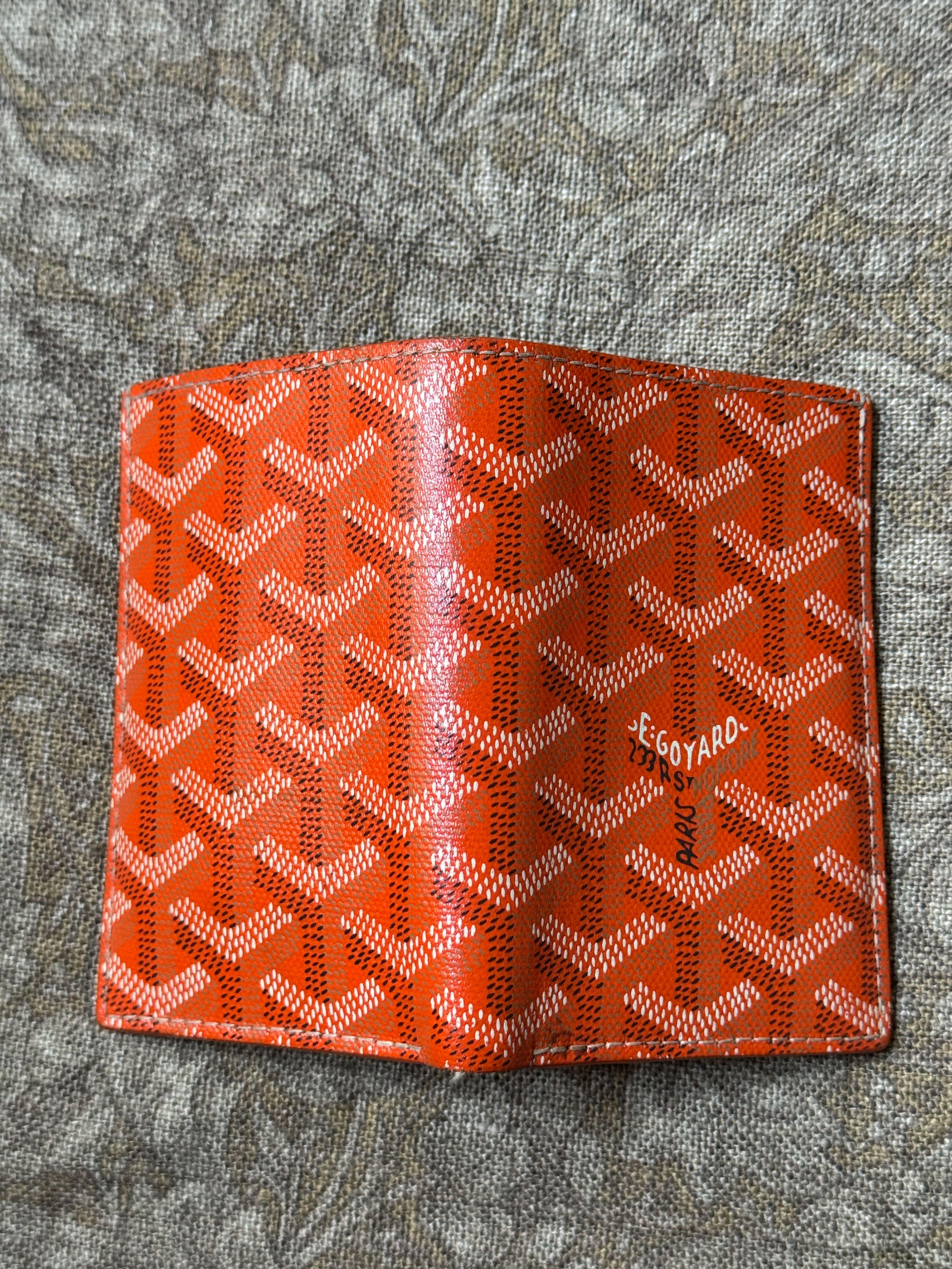 Goyard Orange Saint-Pierre Card Holder