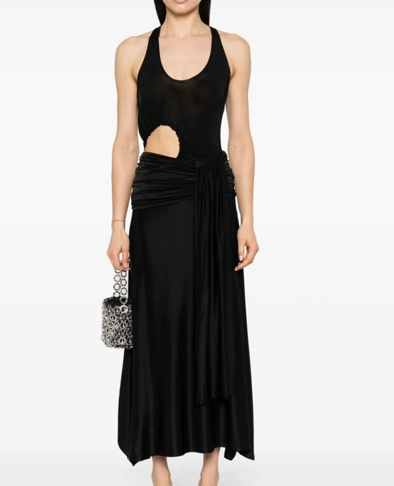 Rabanne Drape-Detail Maxi Skirt