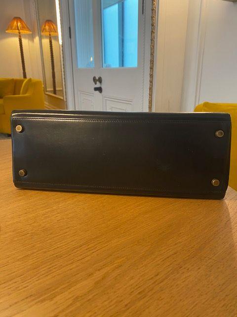 Hermes Black Box Leather Kelly 32