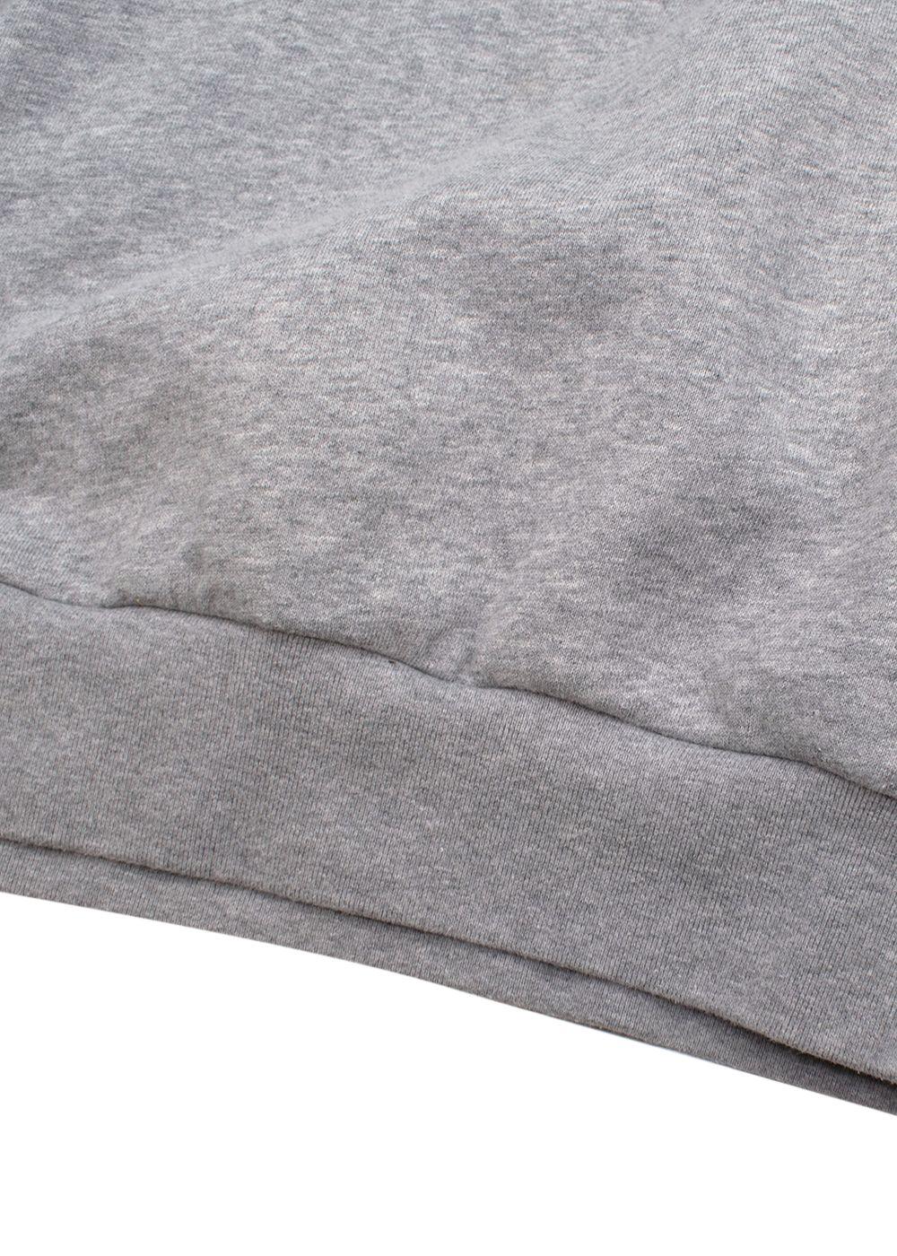 Ports 1961 'Follow Me' Embroidered Grey Sweatshirt