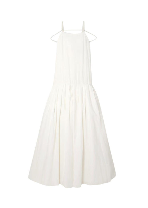 La Robe Amour Tie Detail Linen Jacquard Gown