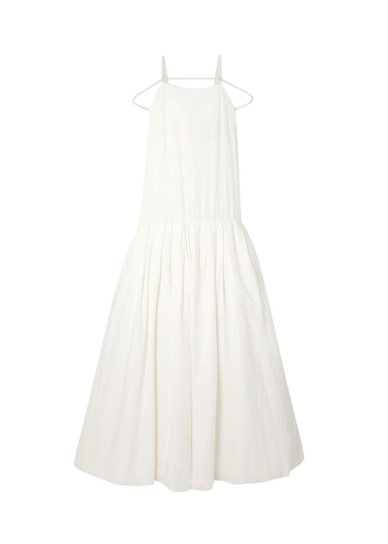 La Robe Amour Tie Detail Linen Jacquard Gown