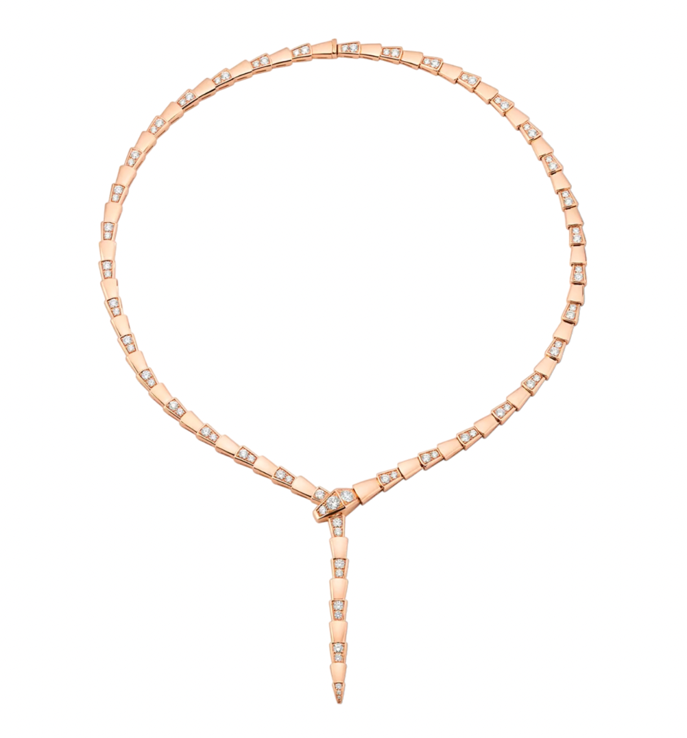 Bvlgari Rose Gold Serpenti Viper Necklace