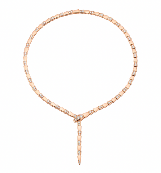 Bvlgari Rose Gold Serpenti Viper Necklace