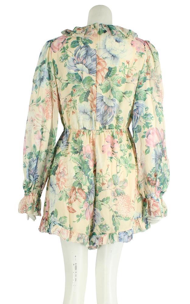 Verity Floral-print Georgette Playsuit