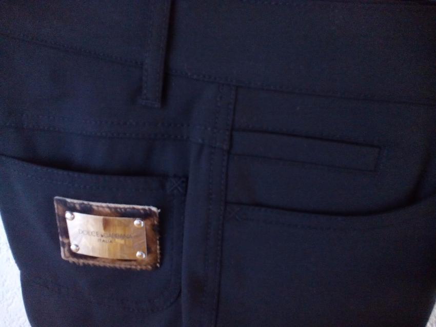 Dolce & Gabbana Black Wool Pants