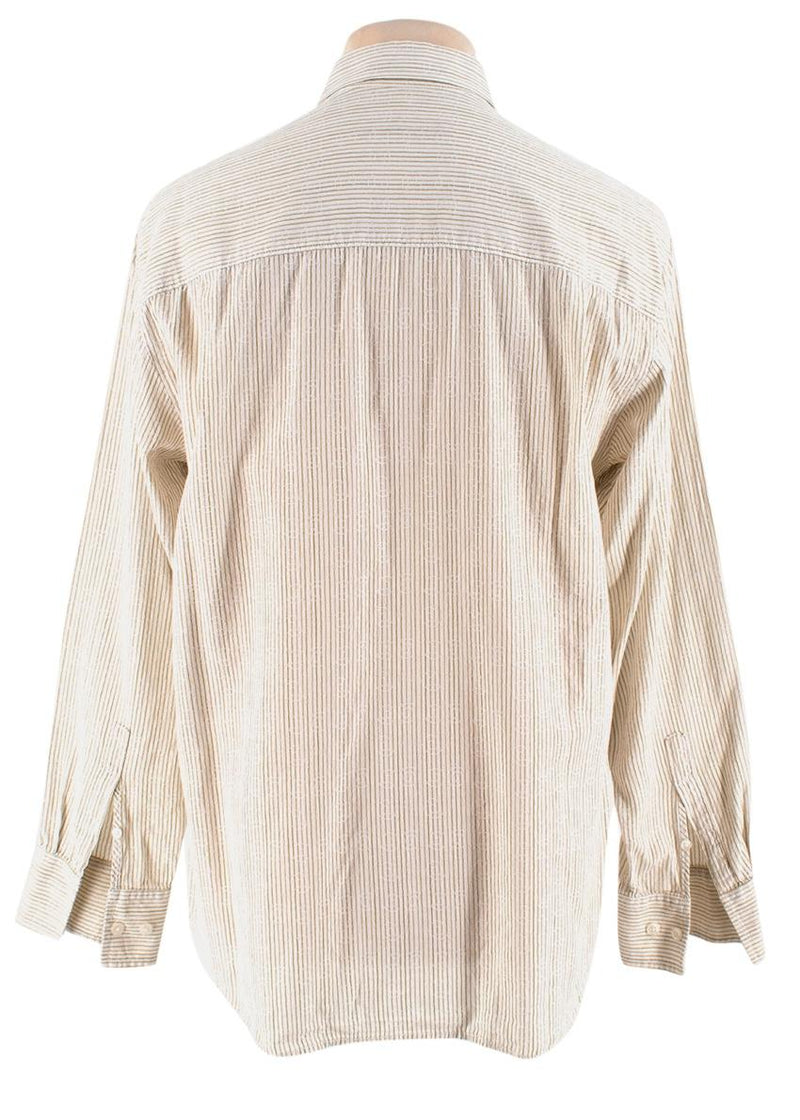 Tommy Bahama Striped Cotton Button Up Shirt