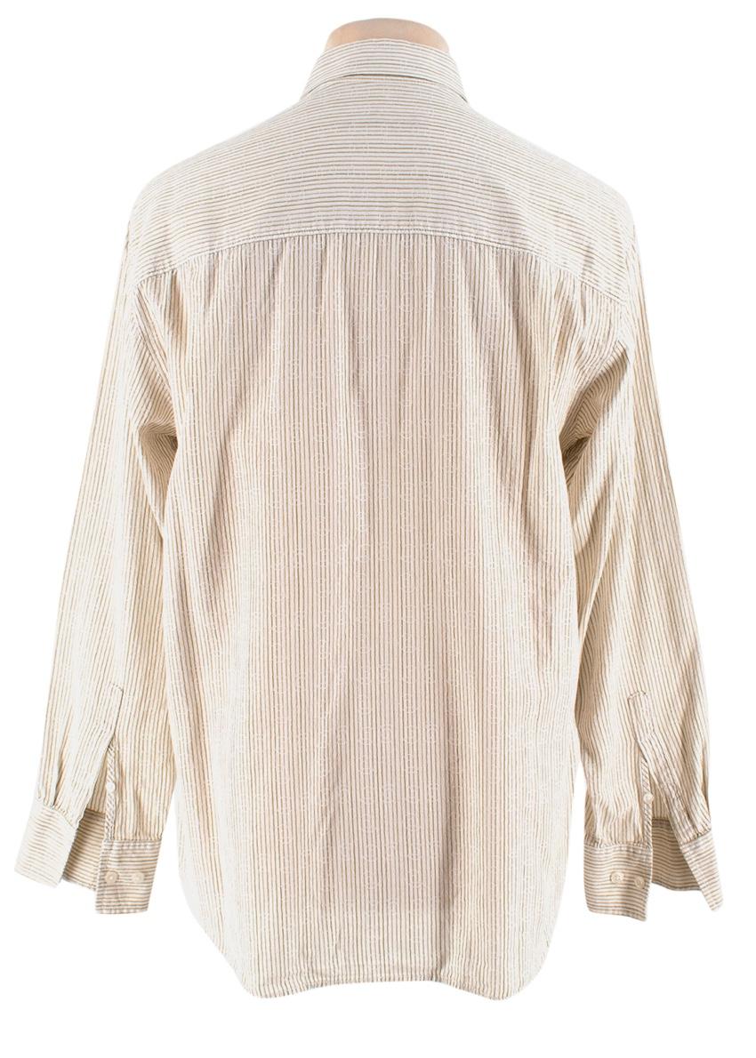 Tommy Bahama Striped Cotton Button Up Shirt