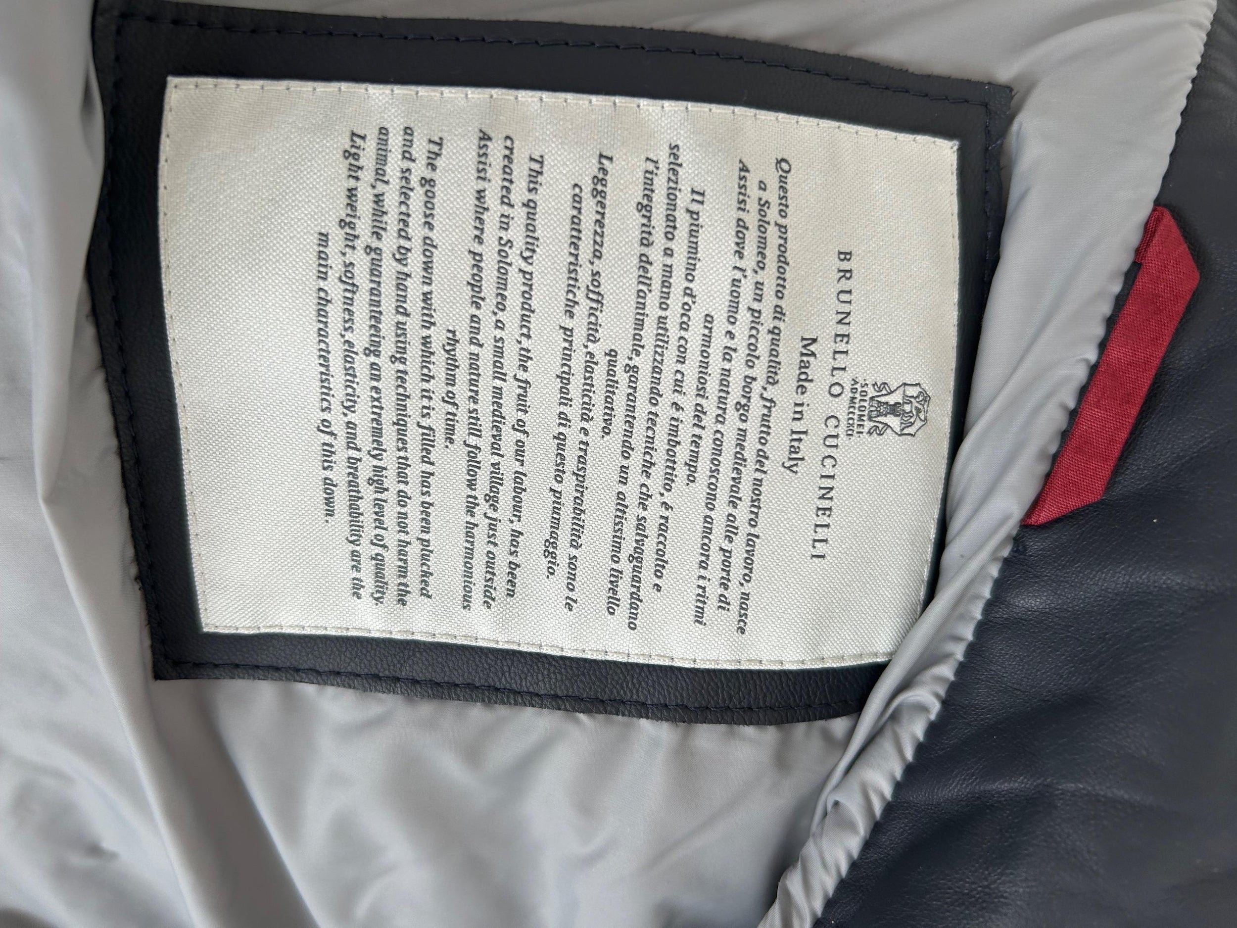 Brunello Cucinelli Black Leather Gilet