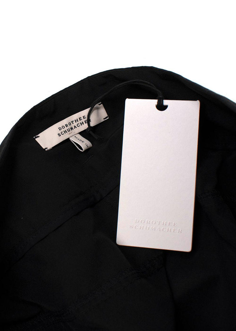 Dorothee Schumacher Black High-Waisted Trousers