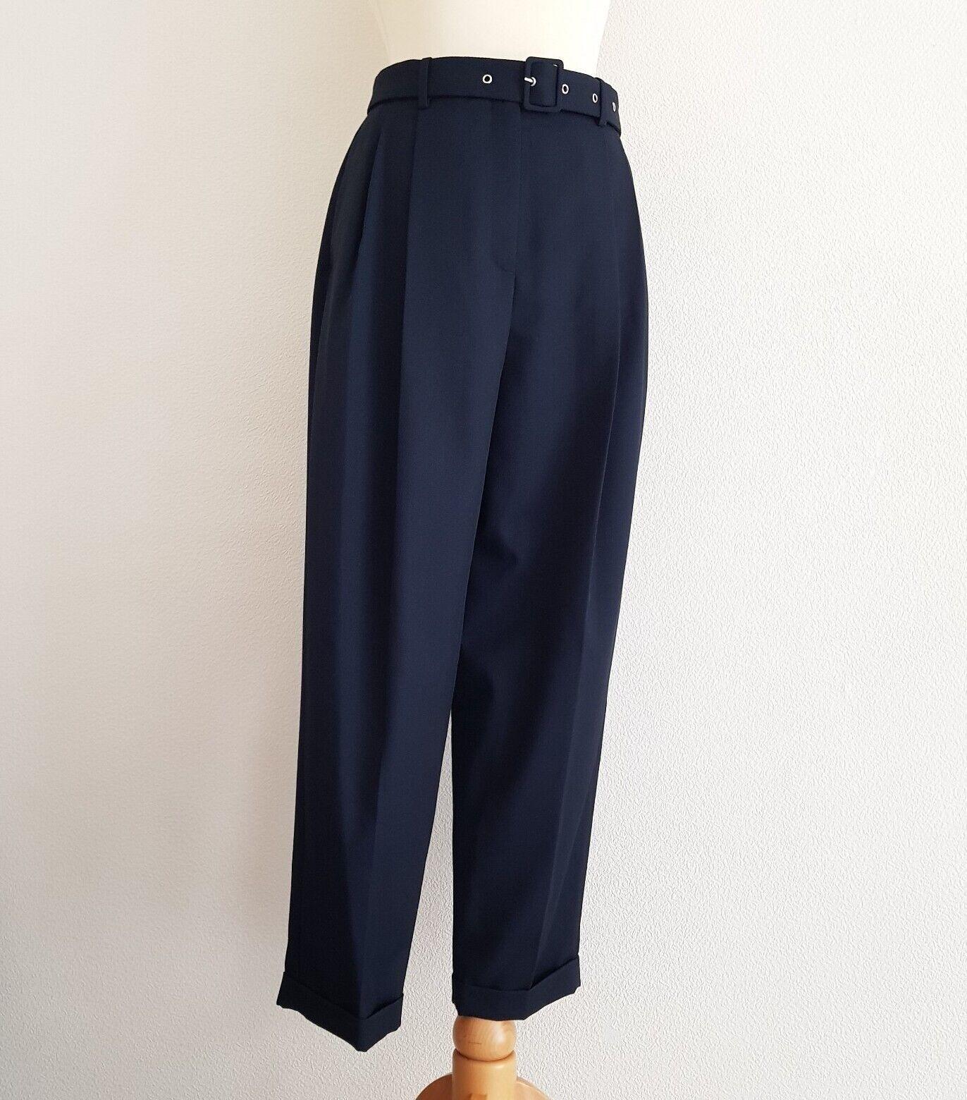 Finn Belted Straight-leg Trousers