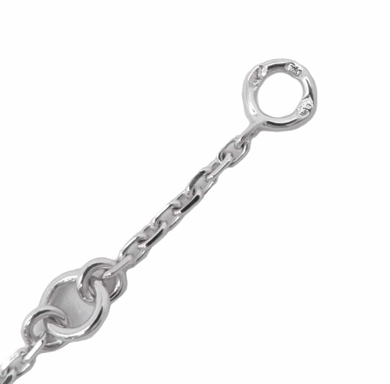 Van Cleef & Arpels White Gold Lotus Bracelet