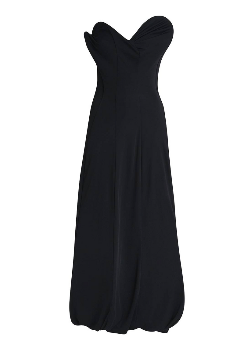 Victoria Beckham  Wave-Detail Gown