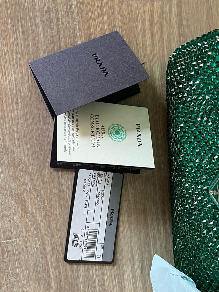 Mango Green Re-Edition 2000 Crystal Bag