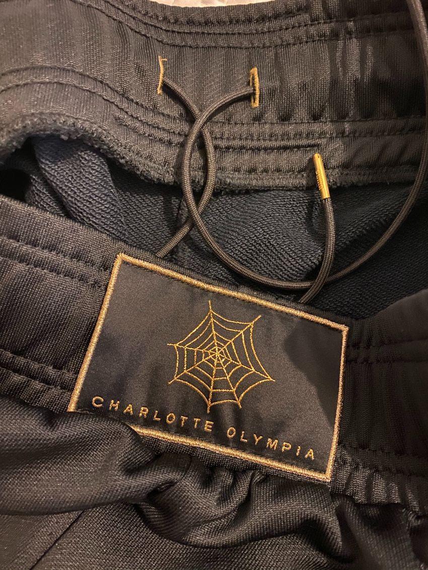 Charlotte Olympia x Puma drawstring black shorts