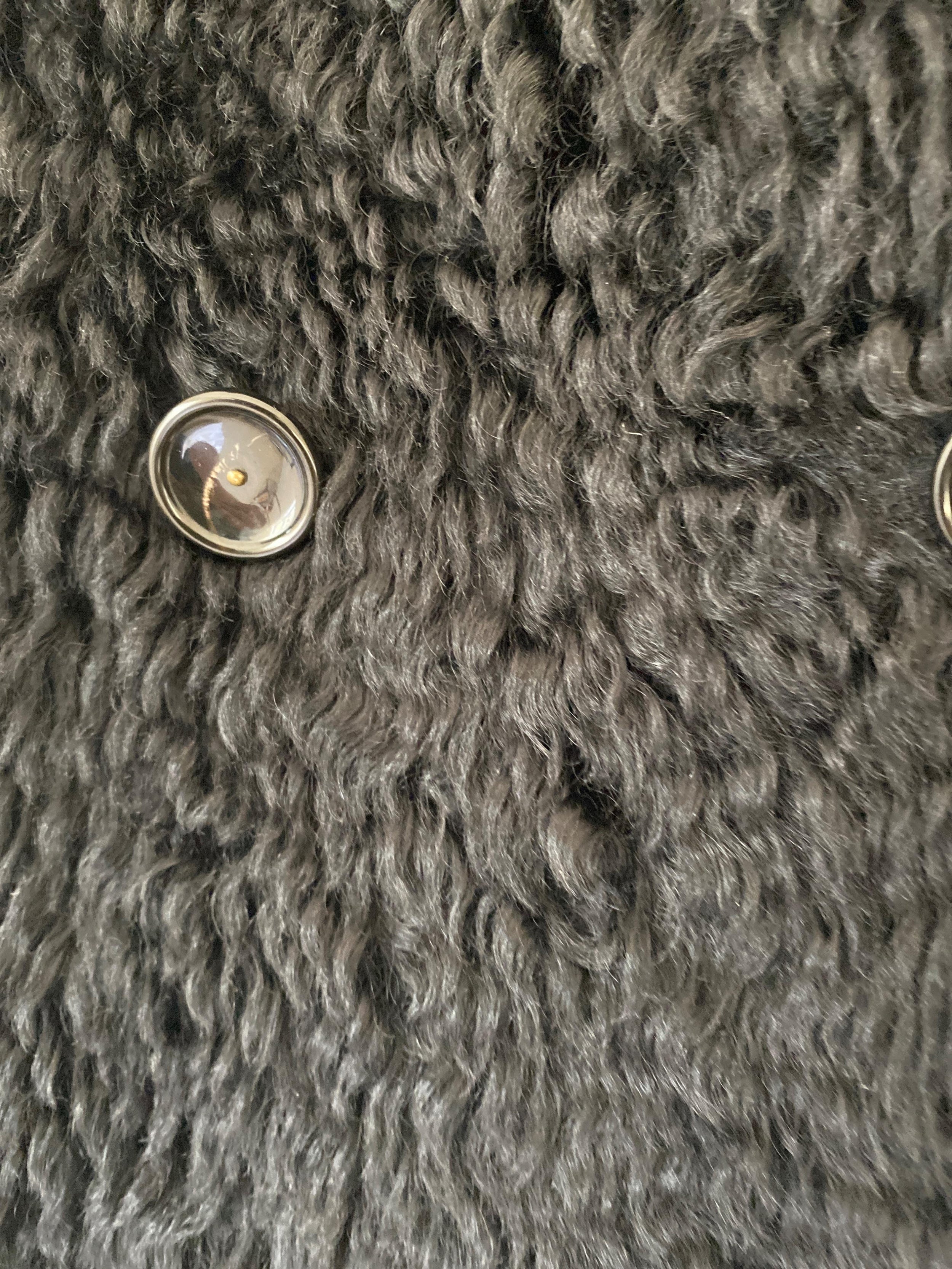 Shearling Panelled Pea Coat