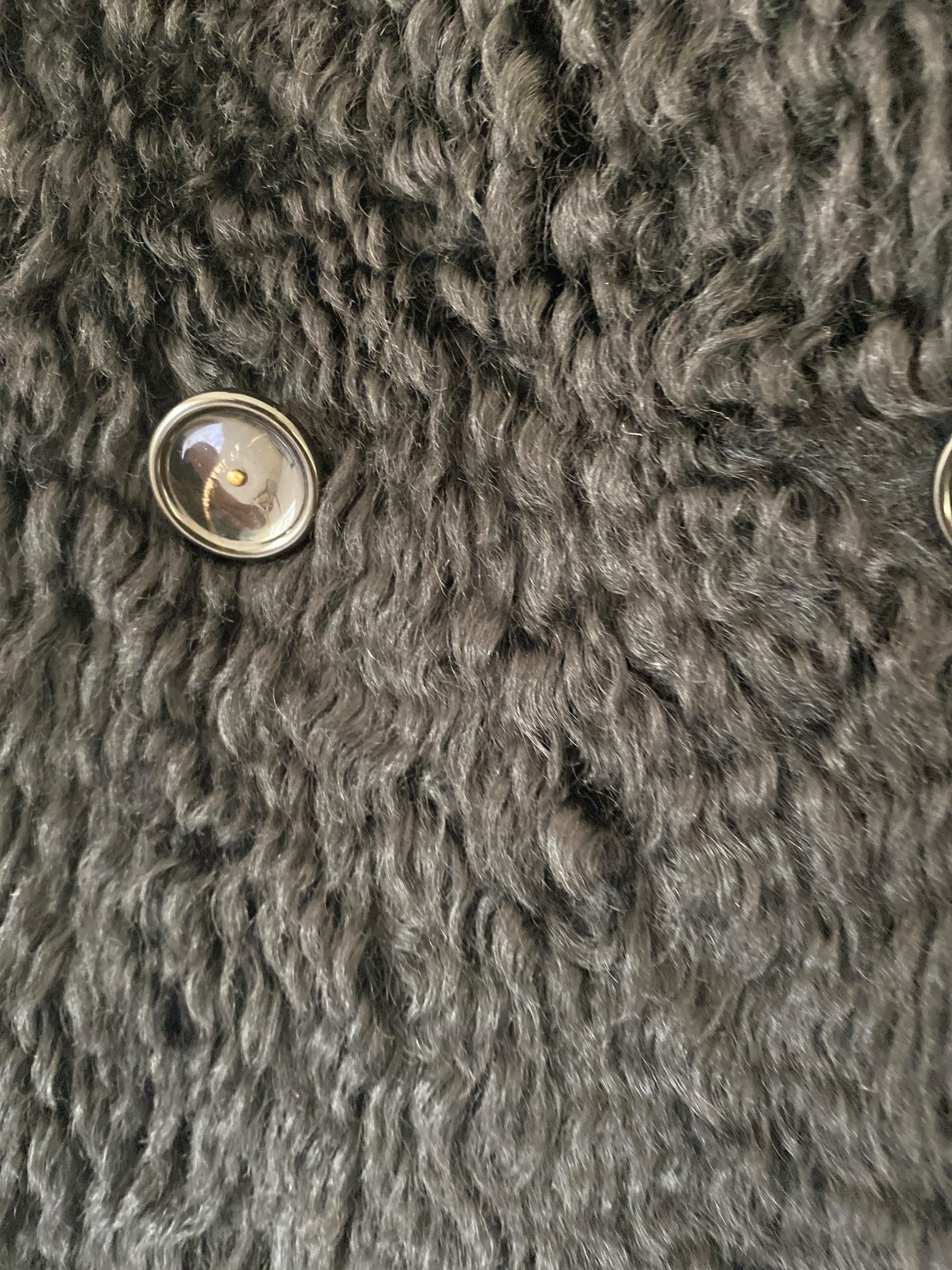 Shearling Panelled Pea Coat