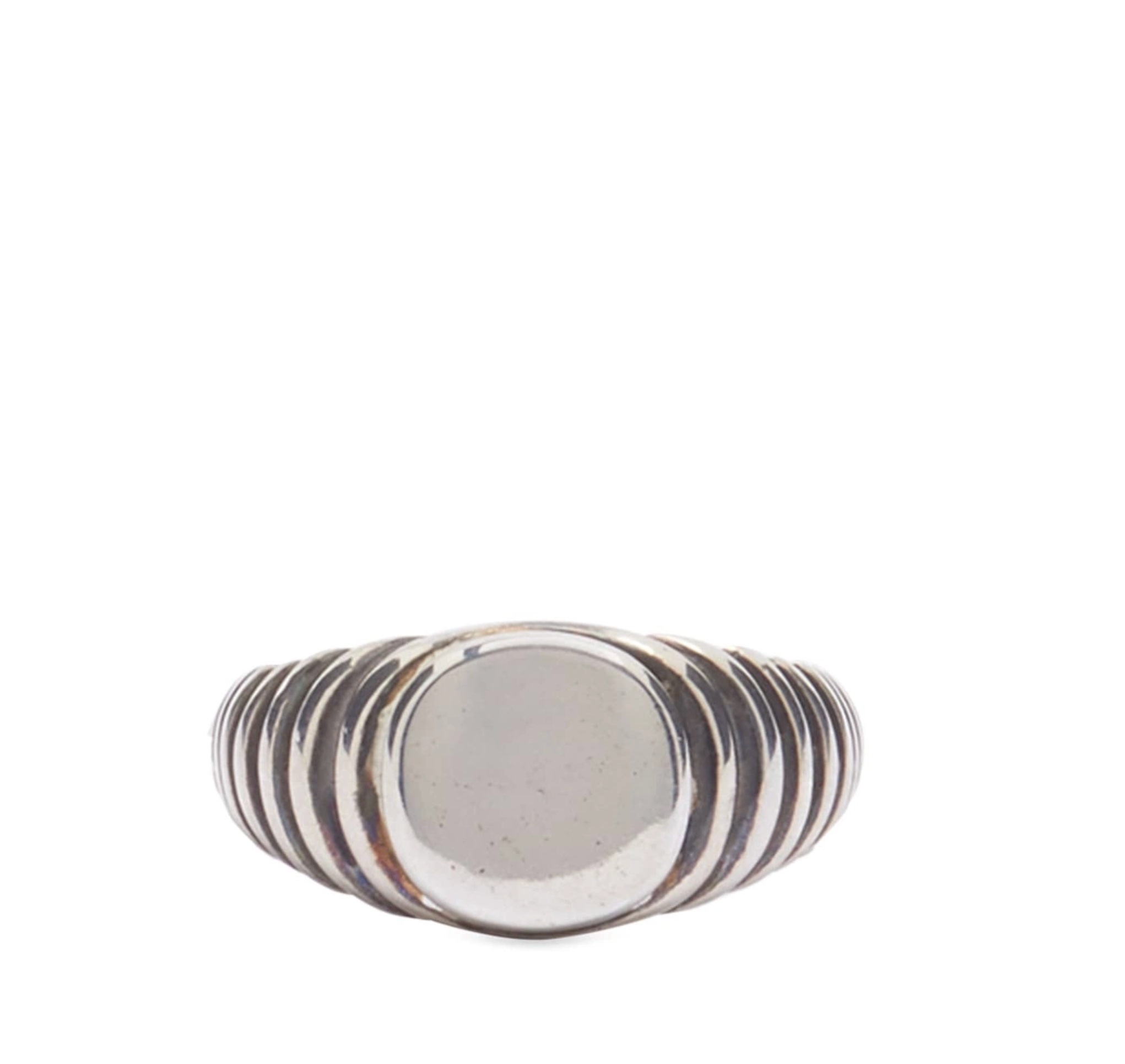 Maor Lira Sterling Silver Signet Ring Size 9