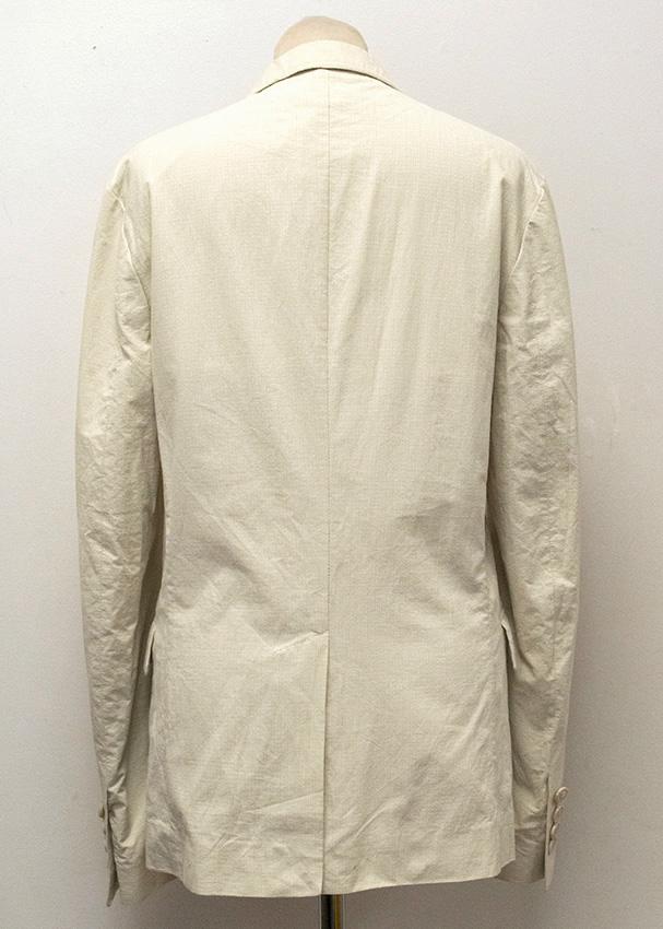 Kenzo Cotton-Silk Beige Jacket