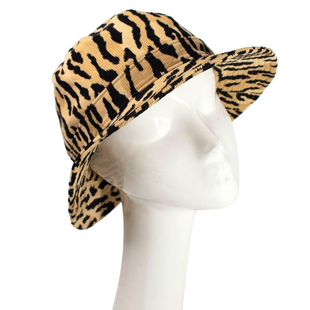 Guilty Parties Velvet Tiger Print Bucket Hat