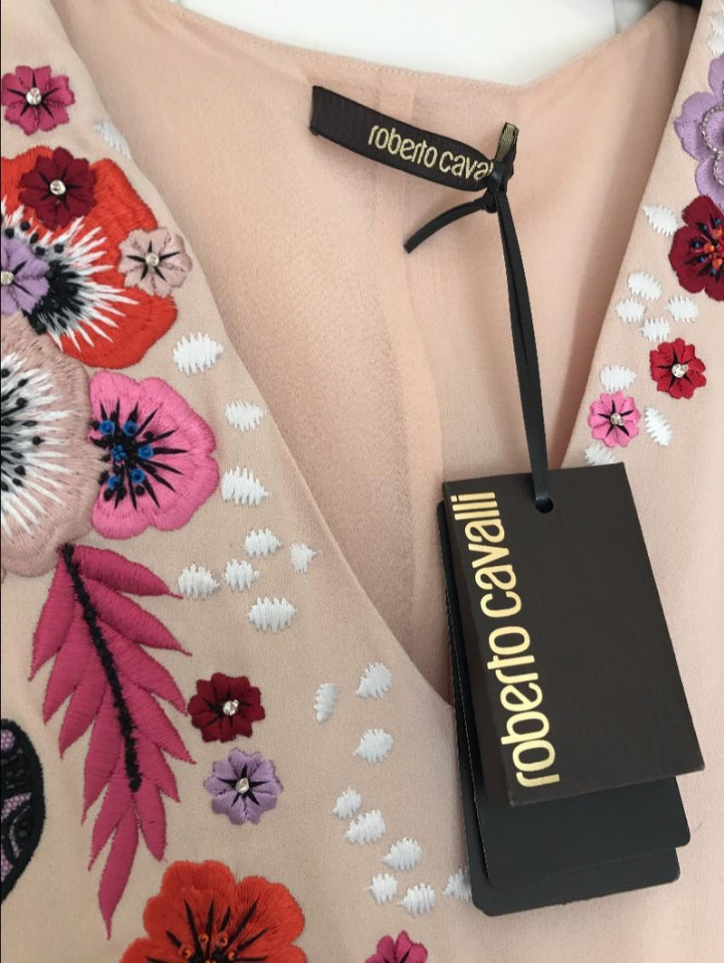 Roberto Cavalli Embroidered Dress