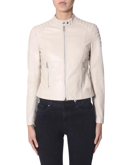 Belstaff Ash Rose 'Mollison' Leather Jacket