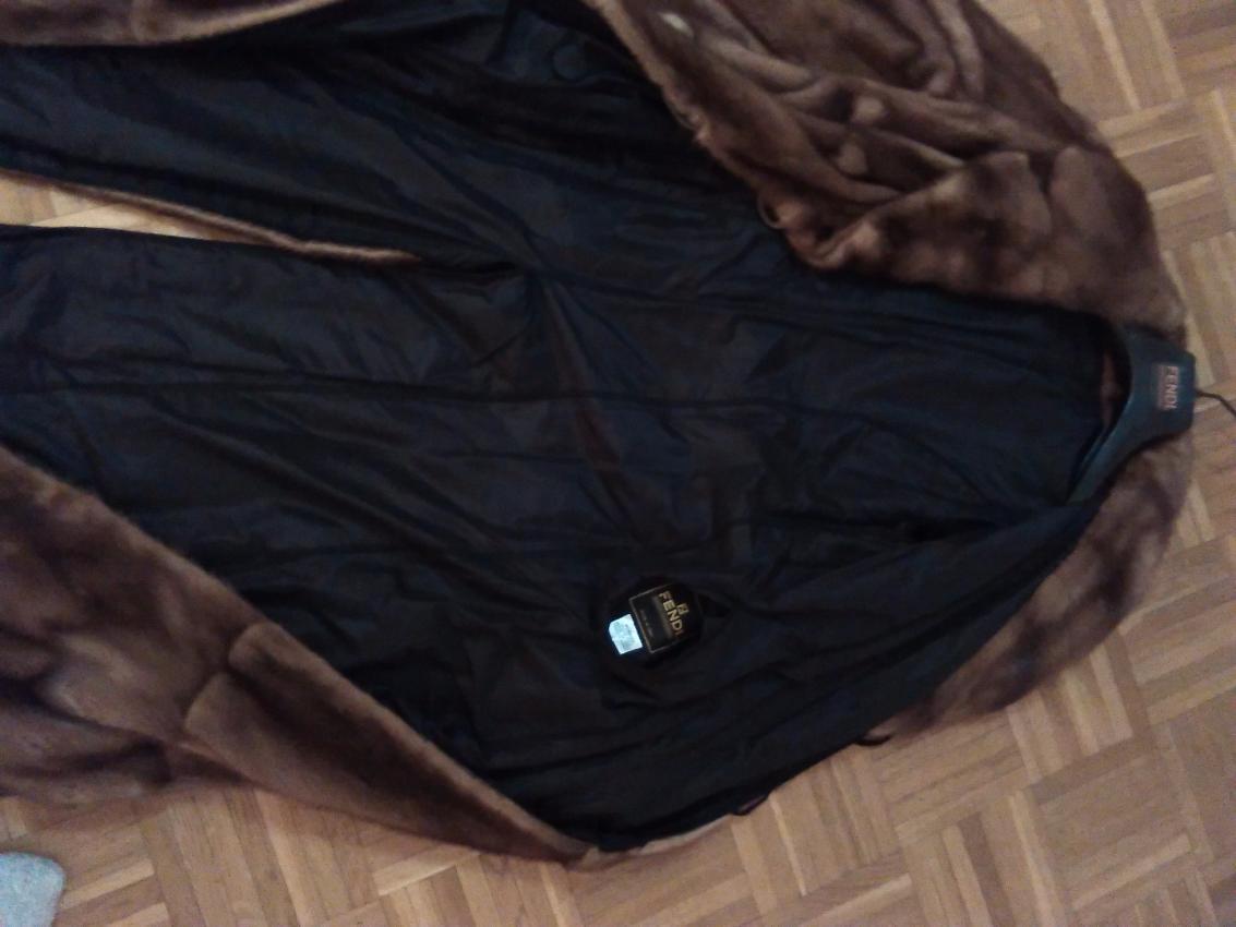 Fendi wild Mink Reversible Fur coat