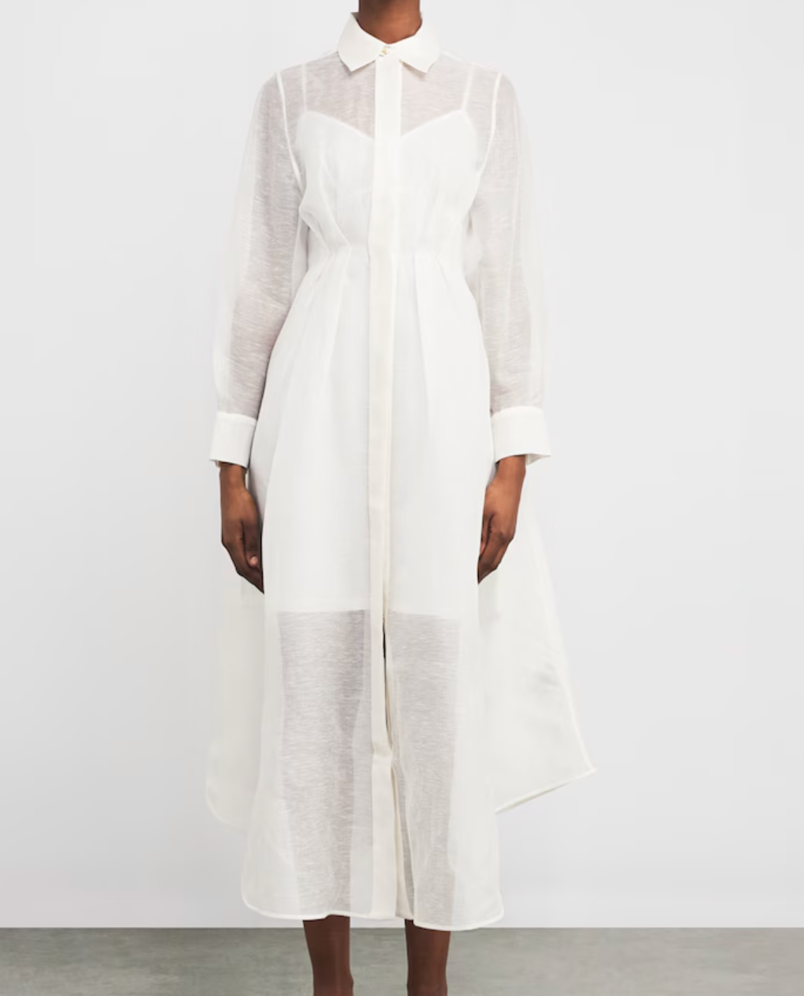 Zimmermann Linen-Silk Shirt Dress