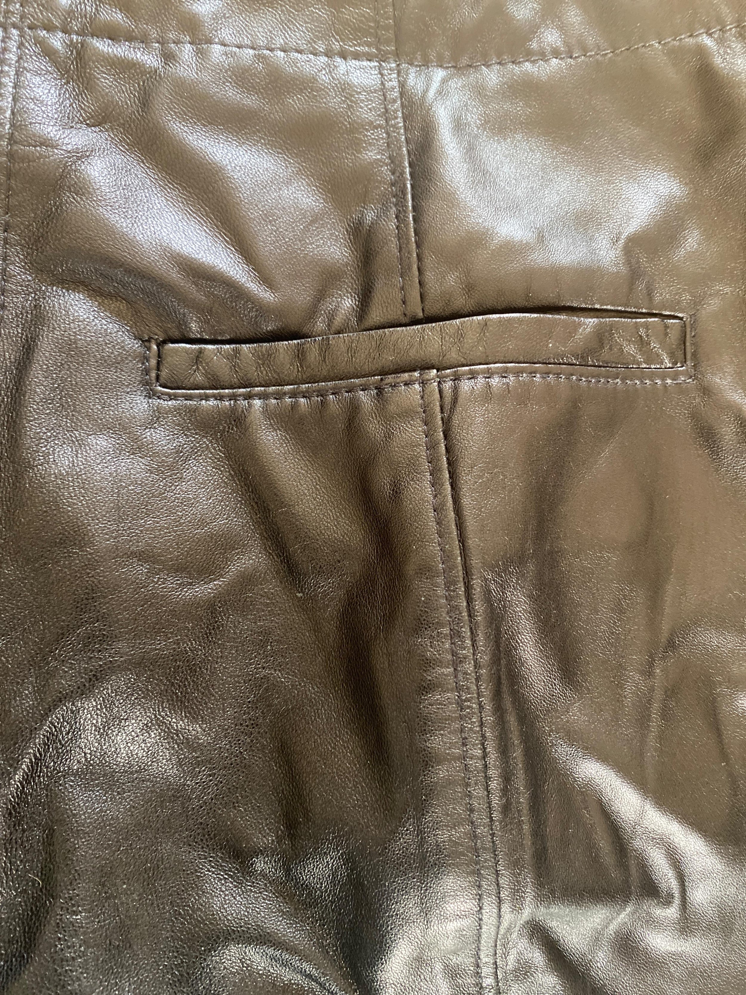 Cropped Leather Trousers