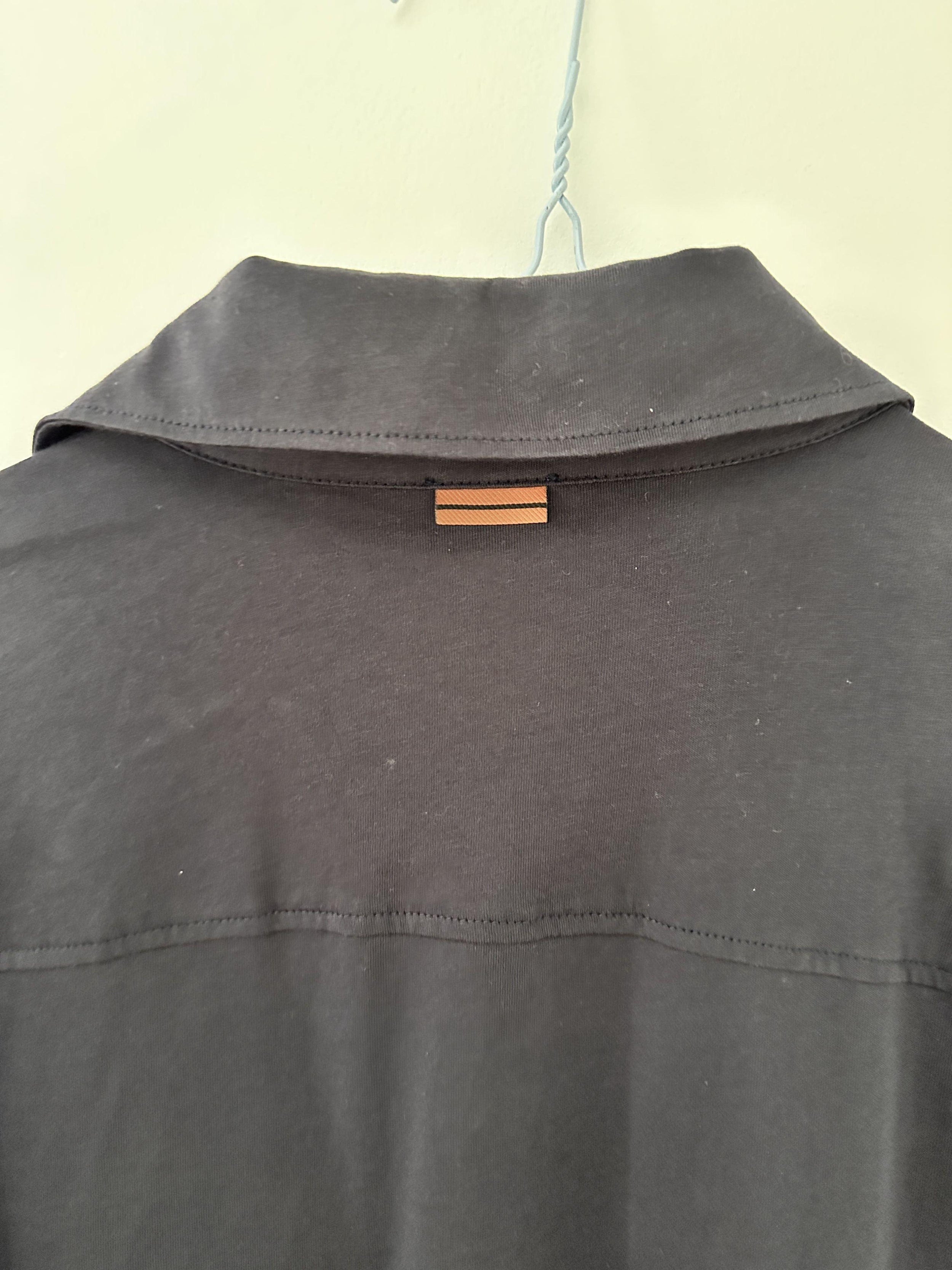 Zegna Dark Navy Cotton Shirt