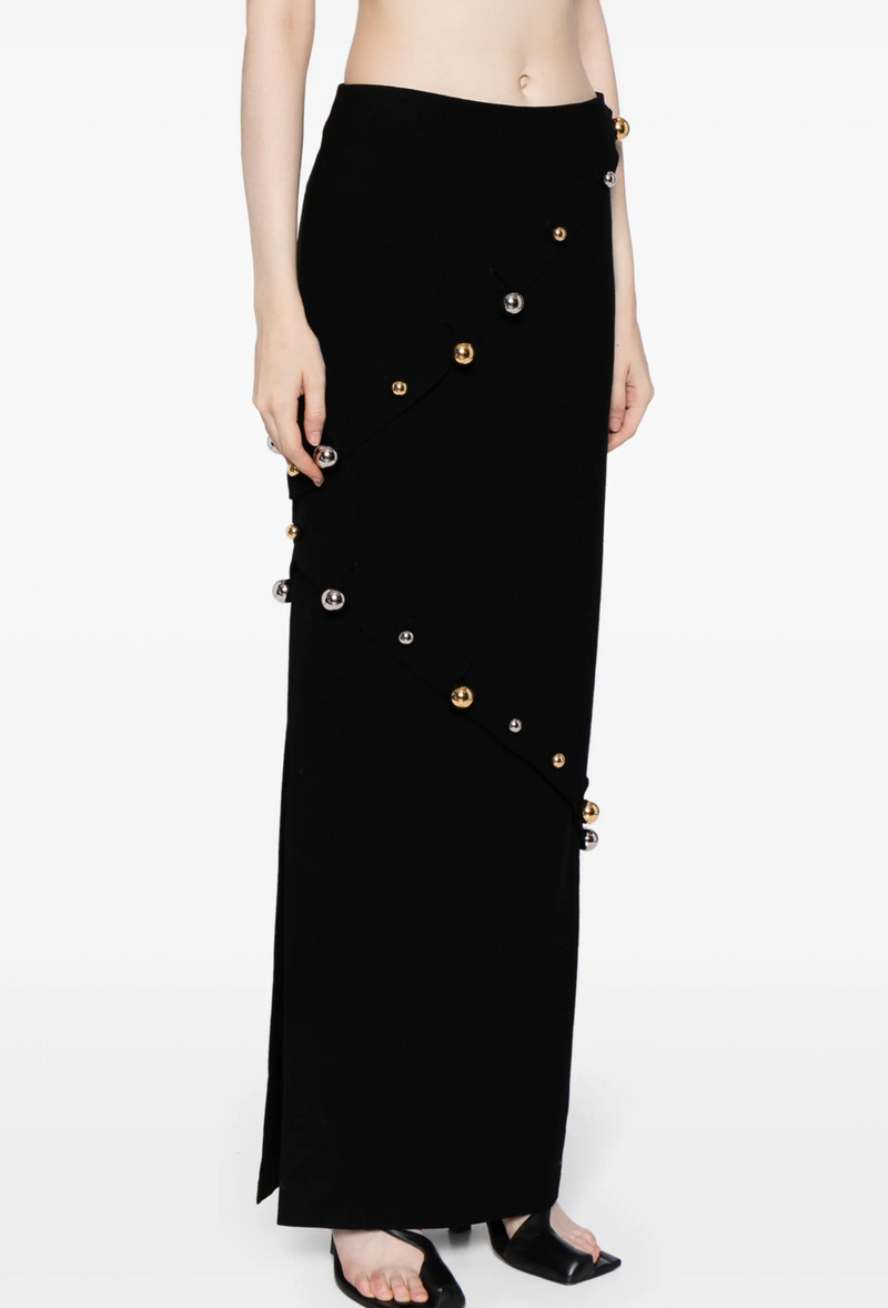 A.W.A.K.E. Mode Buttoned Pencil Skirt