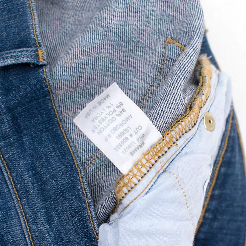 Frame Le Garcon Blue Skinny Jeans