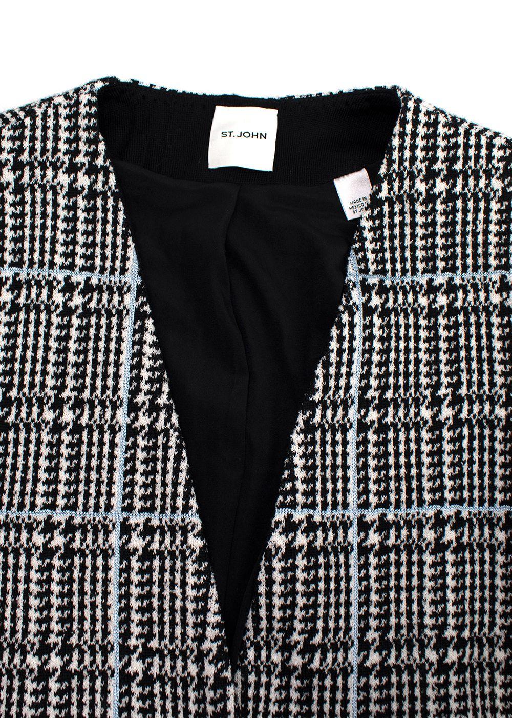 St.John Prince of Wales Knit Jacket
