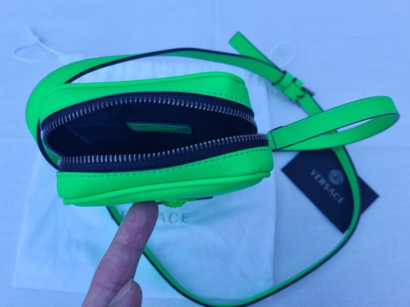 Green Medusa Biggie Crossbody Bag