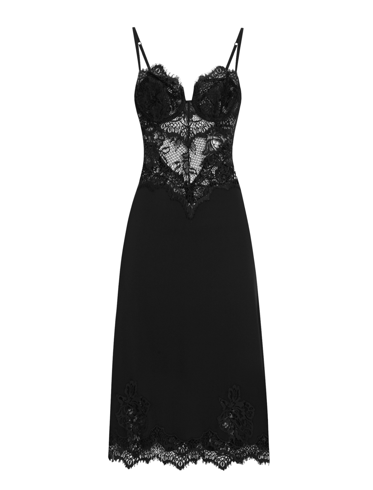 Dolce&Gabbana Silk-Blend Lace Midi Dress