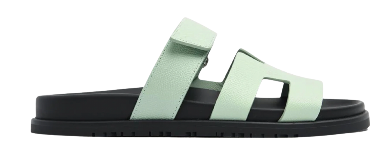 Hermes Vert Jade Chypre Sandals
