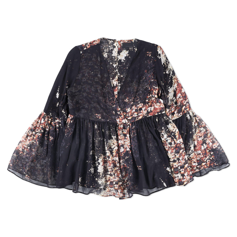 Intermix  Kenai Floral Babydoll Blouse
