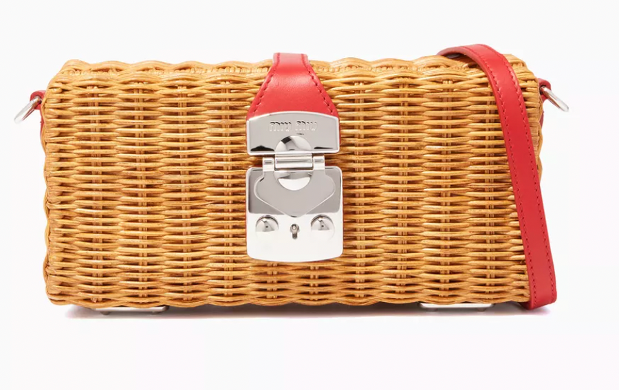 Miu Miu Raffia Clutch - NO STRAP