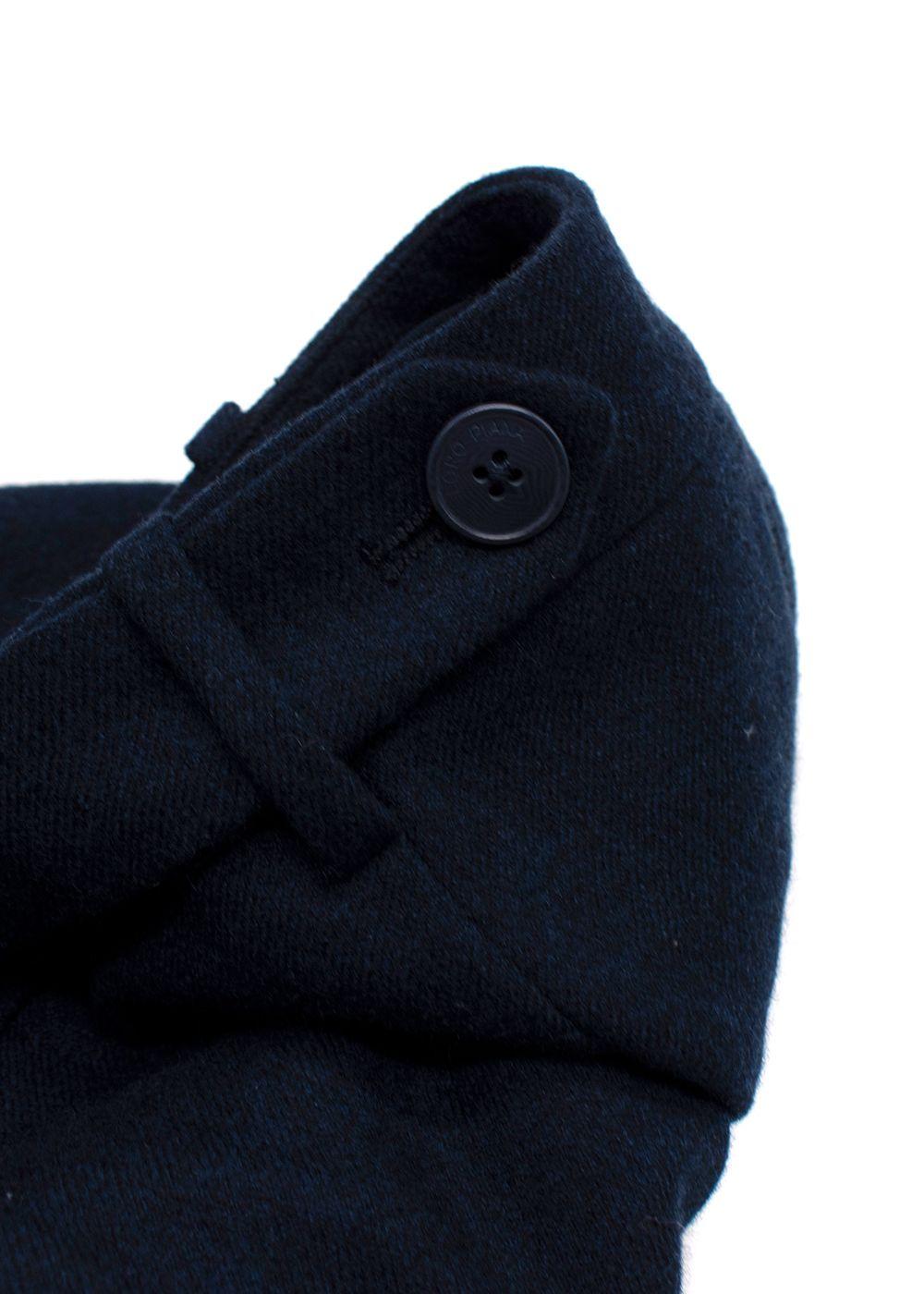 Loro Piana Mens Navy Cashmere Trousers