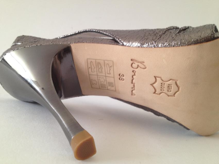 Bourne metallic heeled sandals