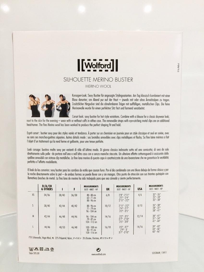 Wolford Silhouette Merino Bustier