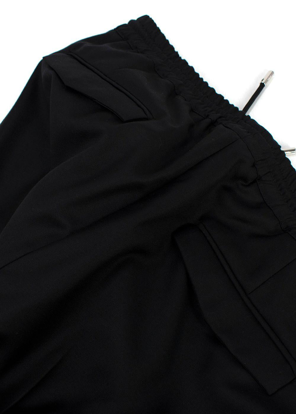 Dior Homme Black Virgin Wool Joggers