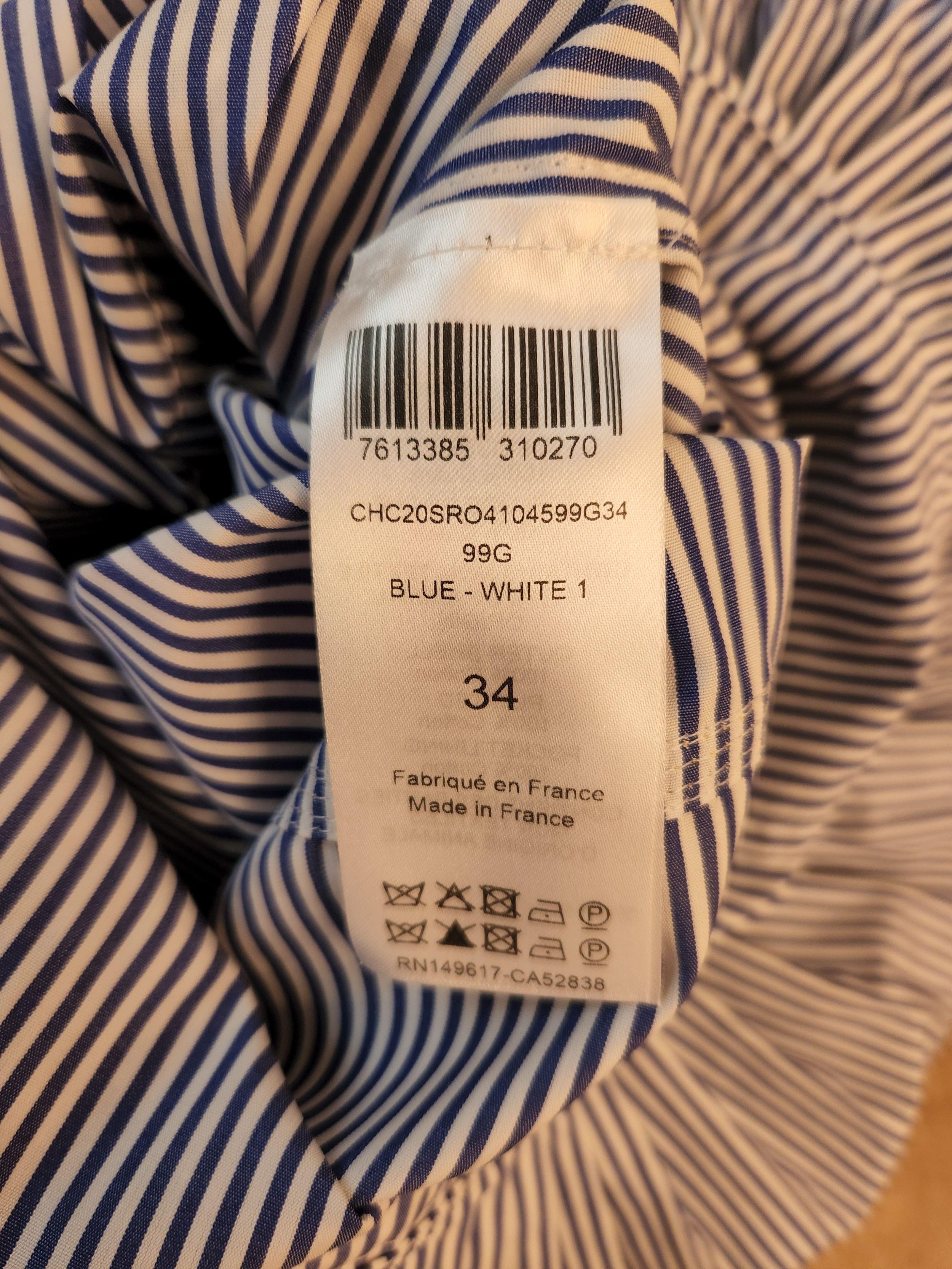 Cotton Striped Shirt Dress