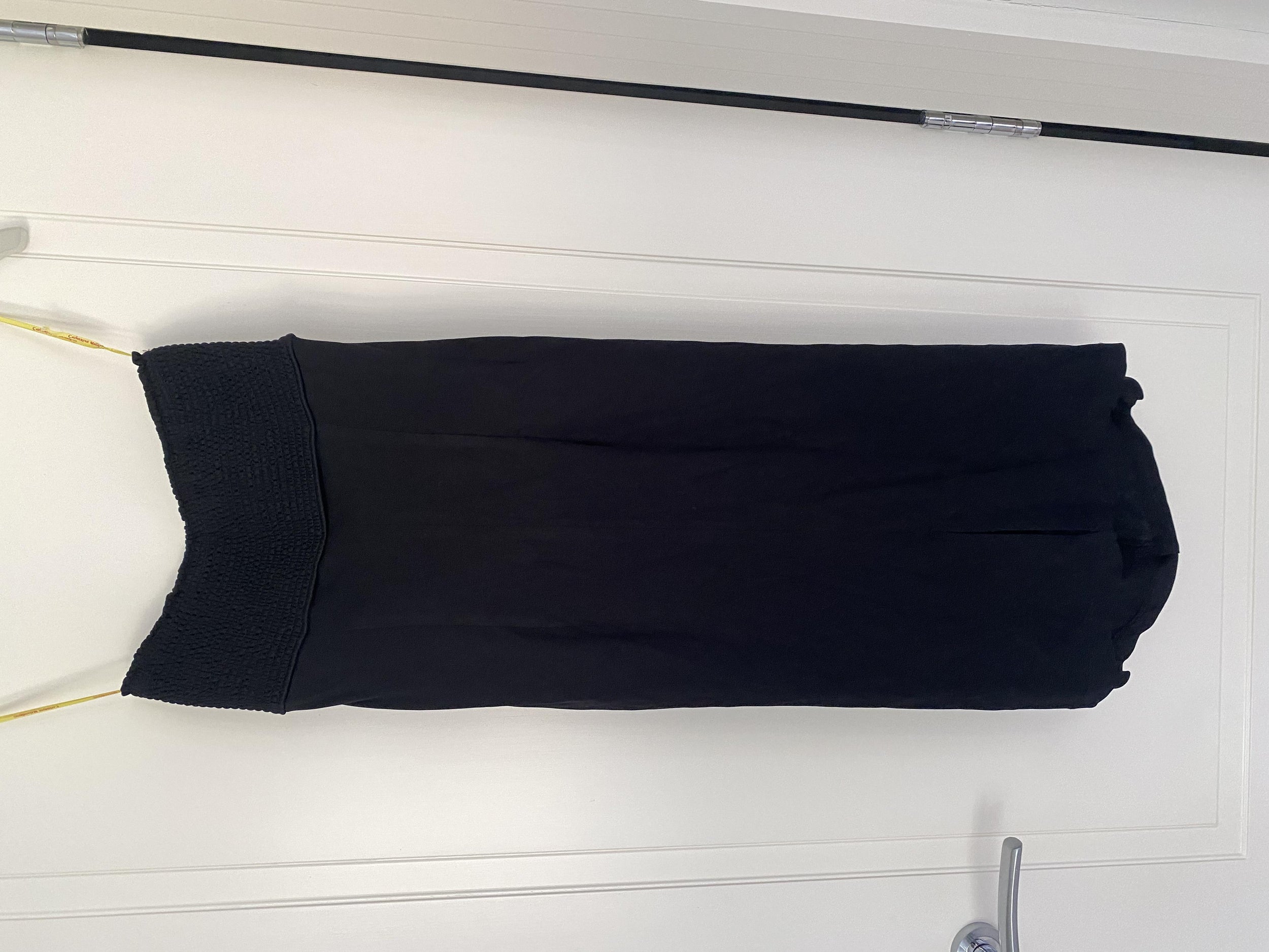 Catherine Malandrino Black Strapless Jersey Dress