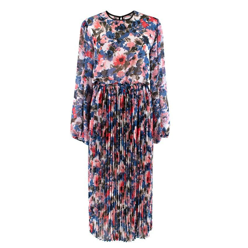 Misa Los Angeles Multi-coloured Floral Pattern Dress