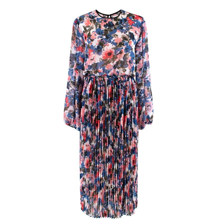 Misa Los Angeles Multi-coloured Floral Pattern Dress